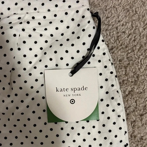 NWT kate spade White with Black Polka Dot Women's Shorts - Picture 2 of 6
